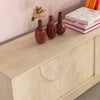 Miliam bleached mango wood TV cabinet