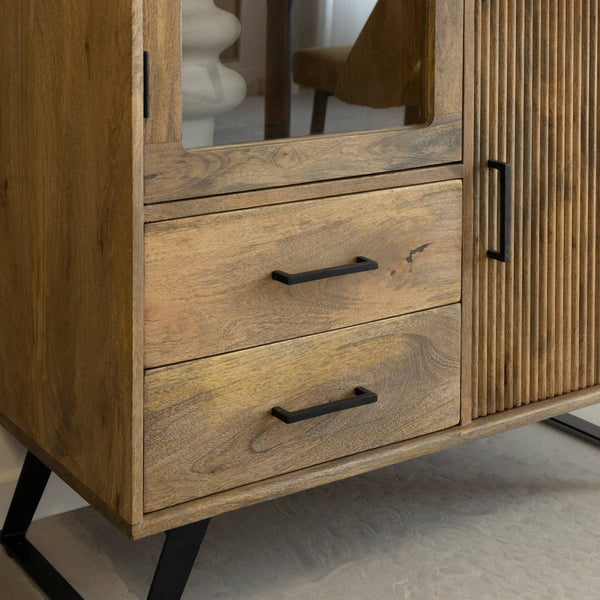 Joy High Mango Wood Display Case