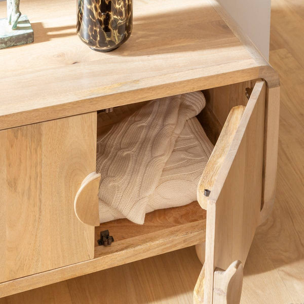 Horta mango wood TV cabinet