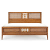 Norse Solidwood Cane Bed