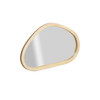 Marley Light Mango Wood Abstract Mirror