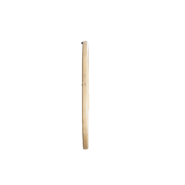 Marley Light Mango Wood Abstract Mirror