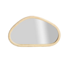 Marley Light Mango Wood Abstract Mirror