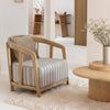 Terence mango wood armchair