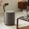 Small gray armchair in Adonis mango wood