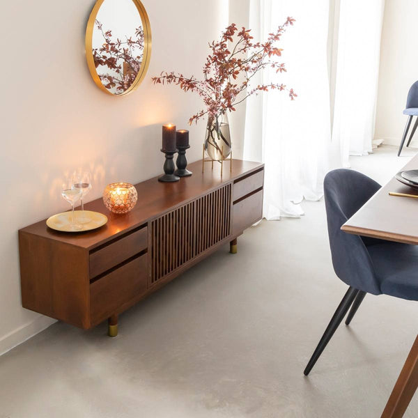 Xabi mango wood TV cabinet