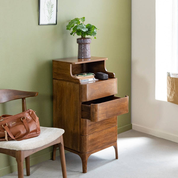 Remick mango wood chest of drawers