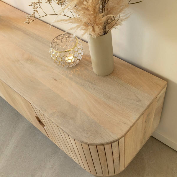 Yoni Mango Wood TV Stand