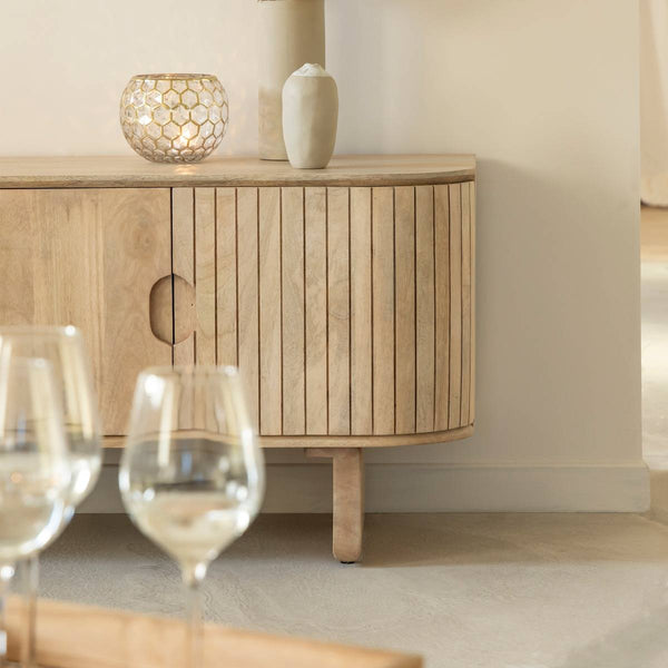 Yoni Mango Wood TV Stand