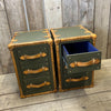 Luxury Handmade Leather Bedside Trunks