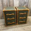 Luxury Handmade Leather Bedside Trunks