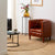 Esteban Brown Leather Chesterfield Armchair