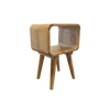 Maëva bedside table with niche in mango wood
