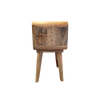 Maëva bedside table with niche in mango wood