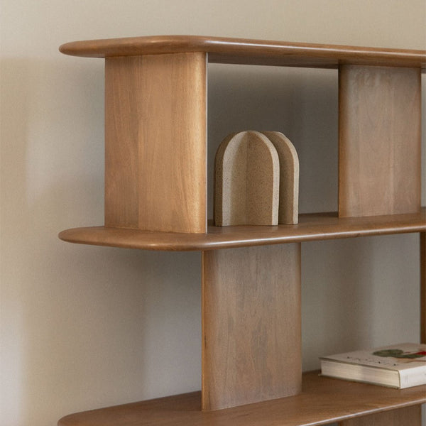 Miller mango wood shelving unit 120x165 cm