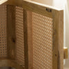 Palma mango wood and cane TV cabinet