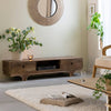 Daelan Dark Mango Wood TV Stand