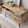 Small TV cabinet in mango wood Maëva