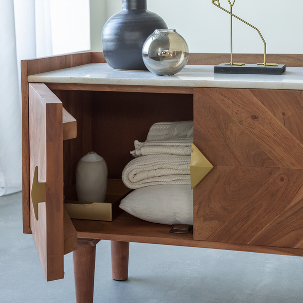 Naxos acacia wood TV cabinet