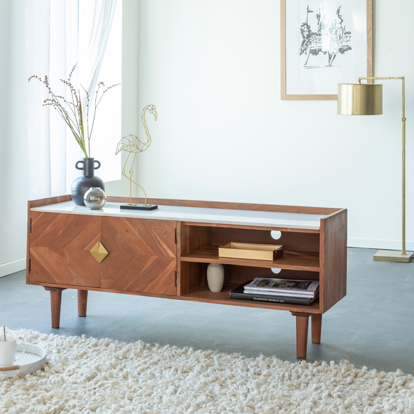 Naxos acacia wood TV cabinet