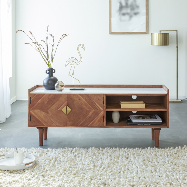 Naxos acacia wood TV cabinet