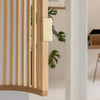 Guido pine and cane bar cabinet