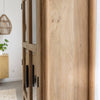Nova tall mango wood display case