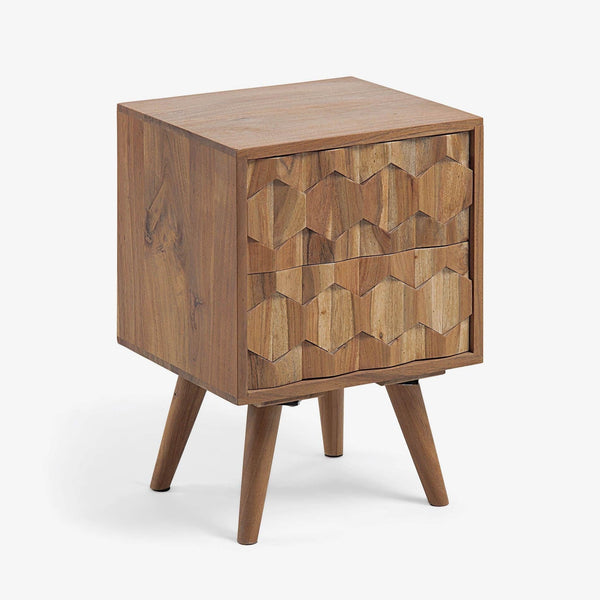 Riverrun Bed Side Table Acacia wood #4 - Duraster 
