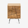 Mosaix Bed Side Table Mango Wood #1 - Duraster 