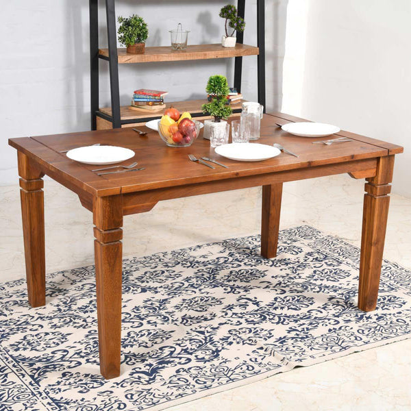 Aristocrat Acacia 4 Seater dining table set #1 - Duraster 