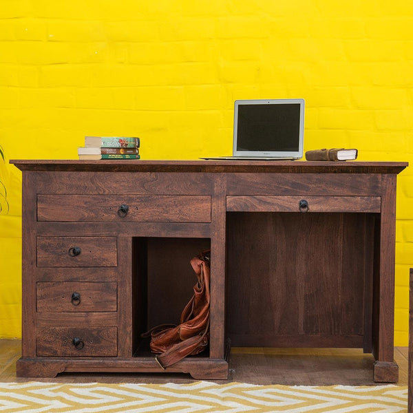 Gangaur Solid Acacia wood Study Desk #7 - Duraster 