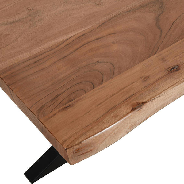 Verge Modern Acacia Live Edge Dining Table #1 - Duraster 
