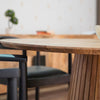 Versaw Premium Mango Wood Round Dining Set #1 - Duraster 