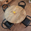 Mango Wood Round Dining Table 