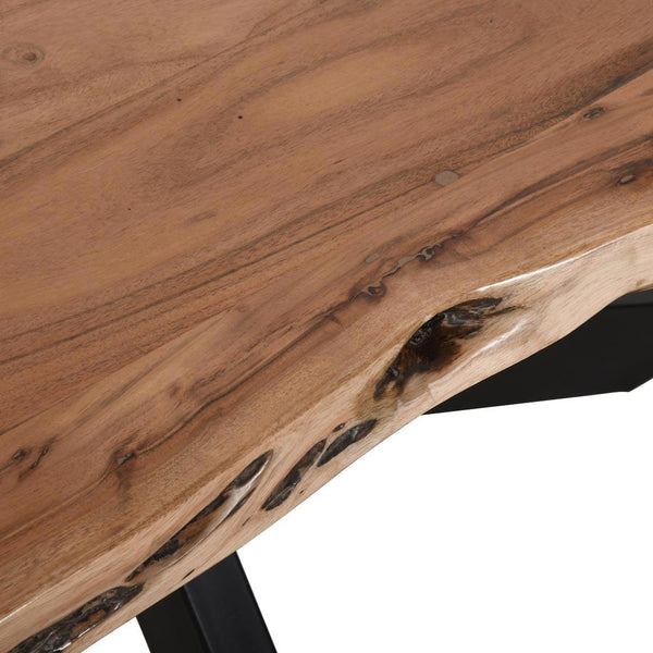 Verge Modern Acacia Live Edge Dining Table #1 - Duraster 
